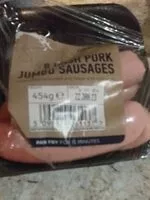 Mängden socker i Pork sausages