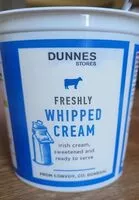 Mängden socker i Whipped cream