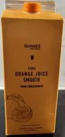 Mängden socker i Orange Juice Smooth from concentrate