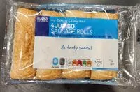 Mängden socker i 4 Jumbo Sausage Rolls