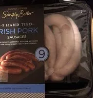 Mängden socker i Irish pork sausages