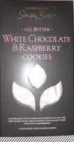 Mängden socker i White chocolate & raspberry cookies