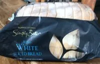 Mängden socker i White sliced bread