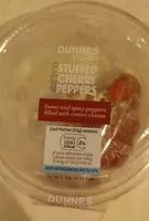 Mängden socker i Stuffed cherry peppers
