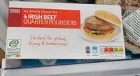 Mängden socker i Irish beef quarter pounders