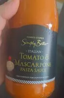 Mängden socker i Tomato and mascarpone pasta sauce