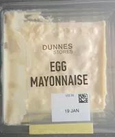 Mängden socker i Dunnes egg mayonnaise