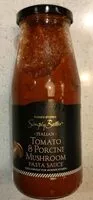 Mängden socker i Tomato & porcini mushroom pasta sauce