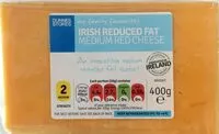 Mängden socker i Irish Reduced Fat Medium Red Cheese