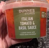 Mängden socker i Tomato & basil sauce