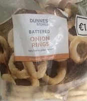 Mängden socker i Battered onion rings