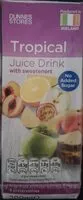 Mängden socker i Tropical Juice Drink