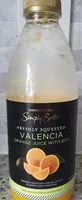 Mängden socker i Valencia Freshly Squeeze Orange Juice with Bits
