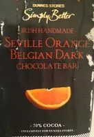 Mängden socker i Irish handmade Seville orange and belgian dark chocolate bar