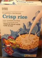 Mängden socker i Crisp Rice