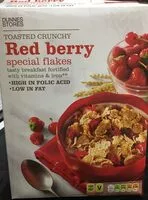 Mängden socker i Red Berry special flakes