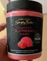 Mängden socker i Rasberry Sorbet