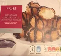 Mängden socker i Belgian chocolate  cream profiteroles