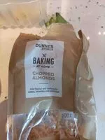 Mängden socker i Chopped Almonds
