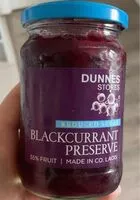 Mängden socker i Blackcurrant preserve