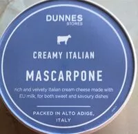 Mängden socker i Mascarpone