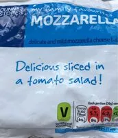 Mängden socker i Mozzarela