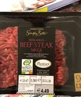 Mängden socker i Beef steak