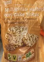 Mängden socker i Multigrain salted corn cake thins