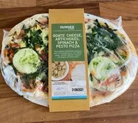 Mängden socker i Goats cheese, artichokes, spinach & pesto pizza