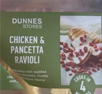 Mängden socker i Chicken and pancetta ravioli