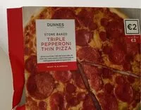 Mängden socker i Triple pepperoni thin pizza