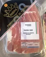 Mängden socker i Parma ham