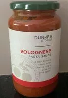 Mängden socker i Bolognese pasta sauce