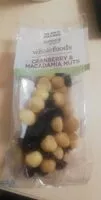 Mängden socker i Cranberry and Macadamia nuts