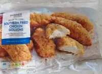 Mängden socker i Southern fried chicken goujons