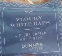 Mängden socker i Floury white baps