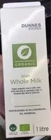 Mängden socker i Organic Irish whole milk