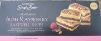 Mängden socker i Irish raspberry bakewell slices