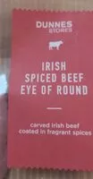 Mängden socker i Irish spiced beef eye of round