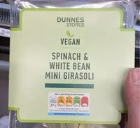 Mängden socker i Spinach & white bean mini girasoli