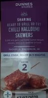 Mängden socker i Chilli halloumi skewers