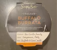 Mängden socker i Buffalo Burrata