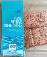 Mängden socker i Hot smoked peppered salmon darnes