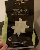 Mängden socker i Bronze Die Conchiglioni