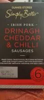 Mängden socker i Drinagh cheddar n chilli sausages