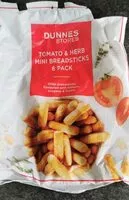 Mängden socker i Tomato and herb mini breadsticks