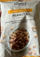 Mängden socker i Dunnes Stores Honey Roasted Peanuts