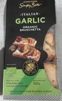 Mängden socker i Garlic organic bruschetta