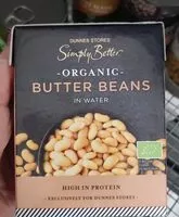 Mängden socker i Organic butter beans