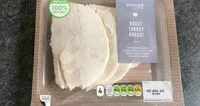 Mängden socker i Roast turkey slices